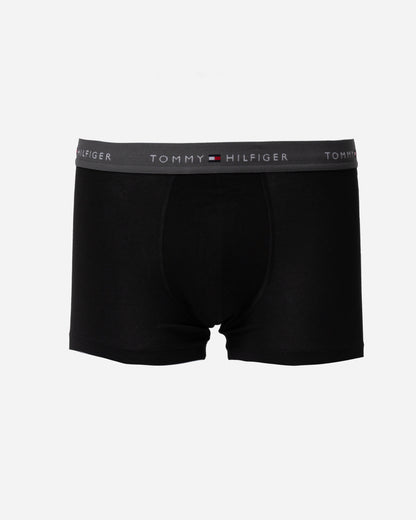 Tommy Hilfiger 5 Pack Mens Waistband Trunks - B-Blue/Grey/Navy/Black/White