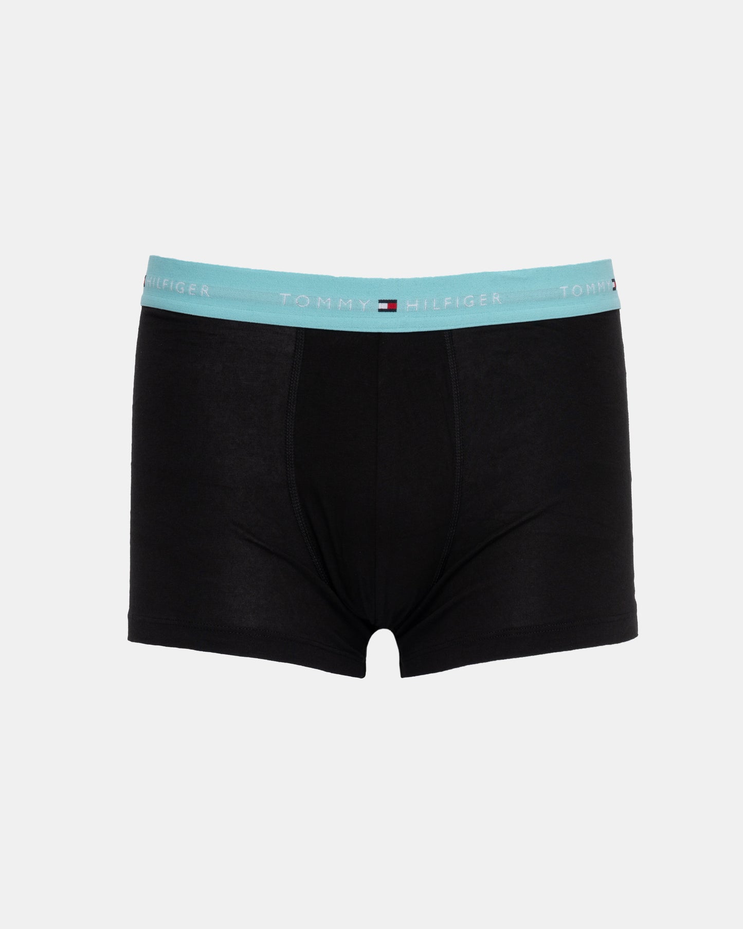 Tommy Hilfiger 7-Pack Logo Waistband Mens Trunks in Rainbow Mix pale blue