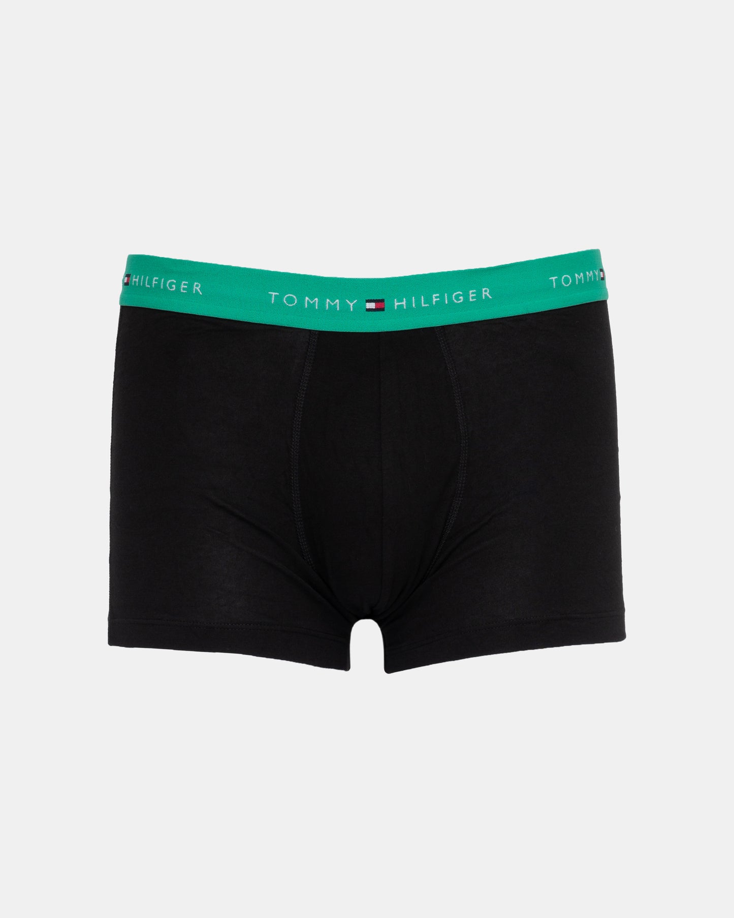 Tommy Hilfiger 7-Pack Logo Waistband Mens Trunks in Rainbow Mix turquoise