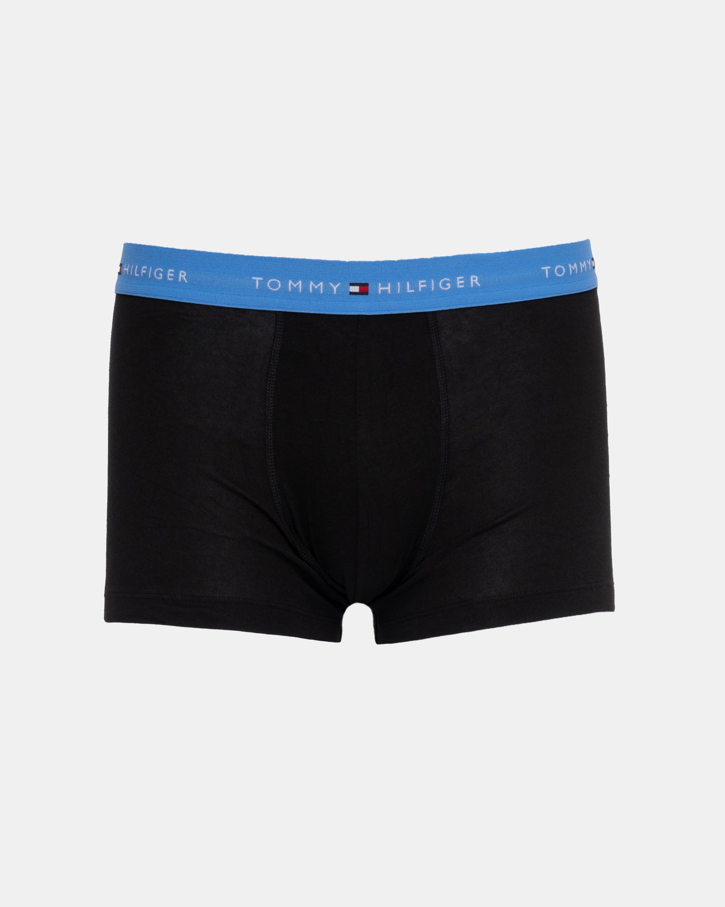 Tommy Hilfiger 7-Pack Logo Waistband Mens Trunks in Rainbow Mix blue