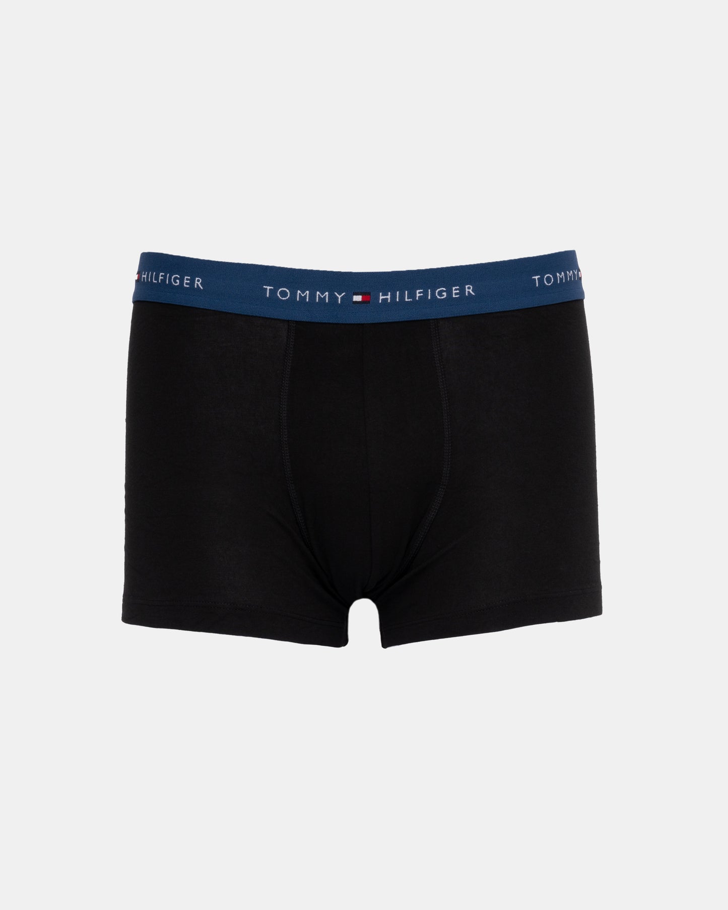 Tommy Hilfiger 7-Pack Logo Waistband Mens Trunks in Rainbow Mix dark blue