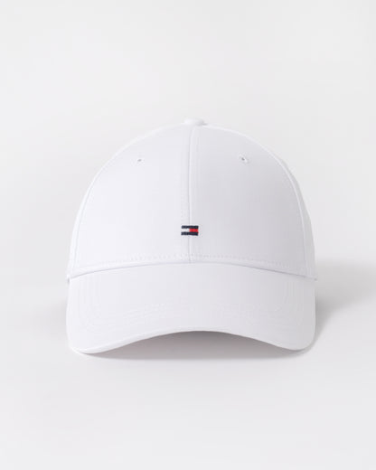 front of Tommy Hilfiger Classic Baseball Cap in Classic White
