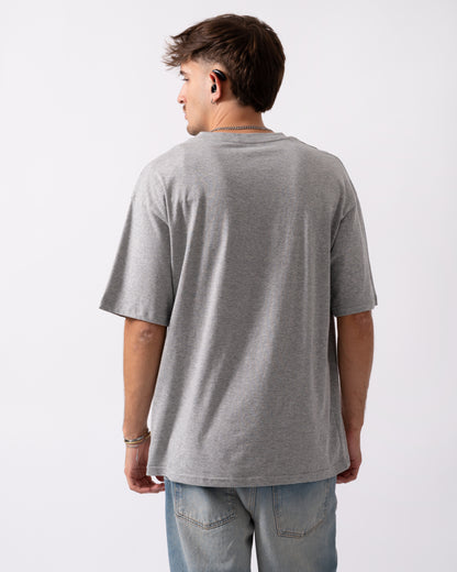 Tommy Hilfiger Contrast Logo Mens T-Shirt - Light Grey Heather