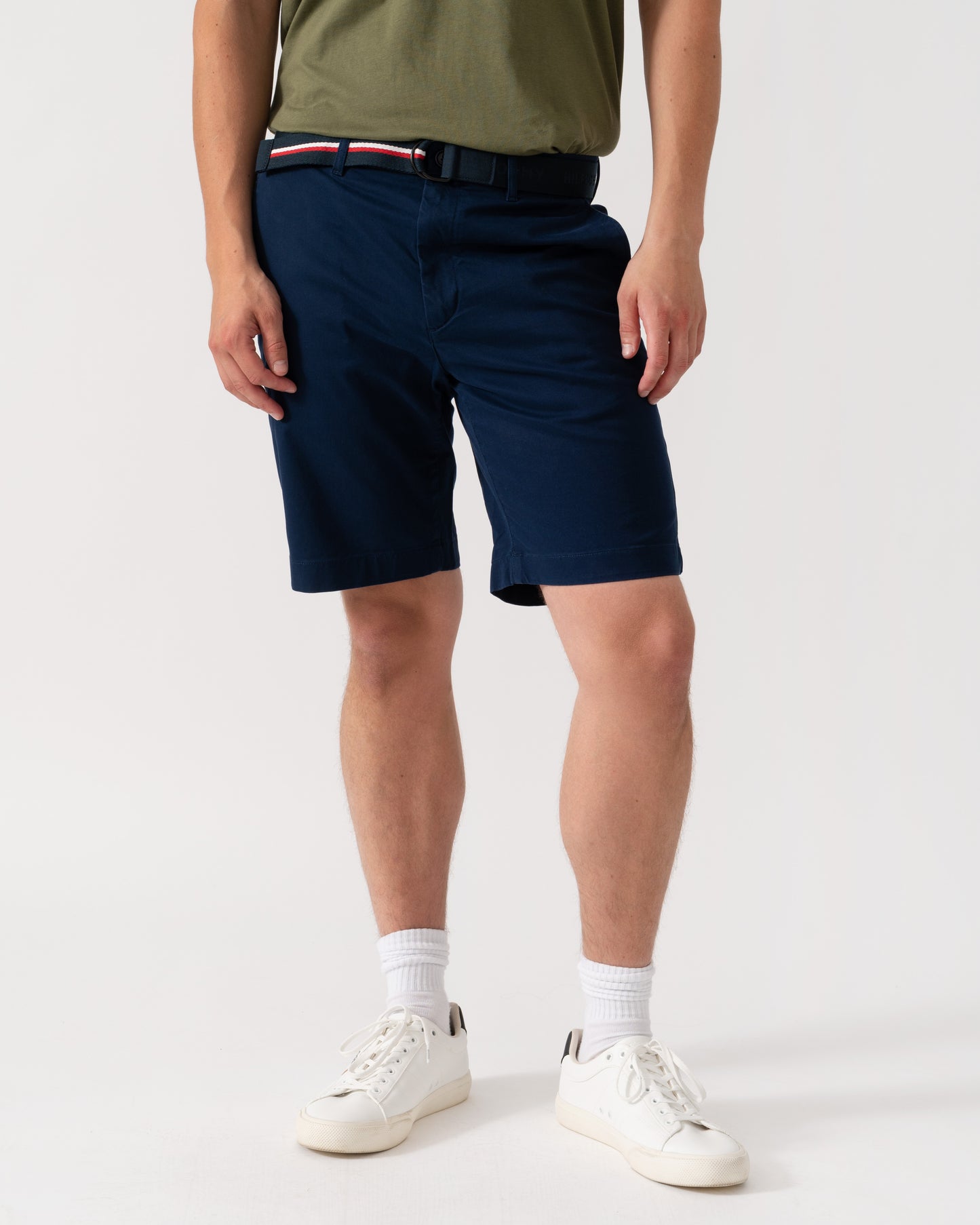 Tommy Hilfiger Denton 9.5" Essential Mens Twill Shorts - Carbon Navy