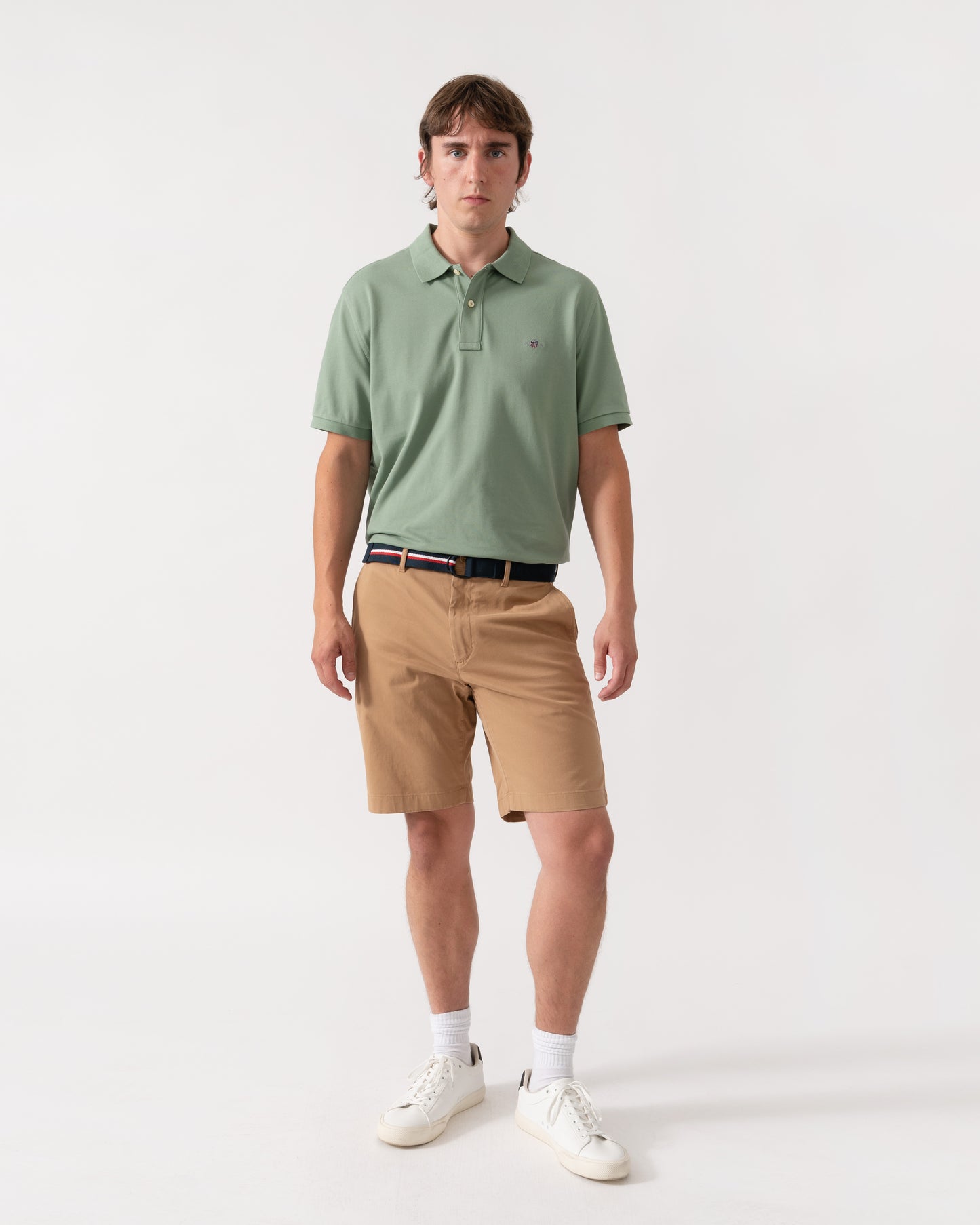 Tommy Hilfiger Denton 9.5" Essential Mens Twill Shorts - Timeless Camel
