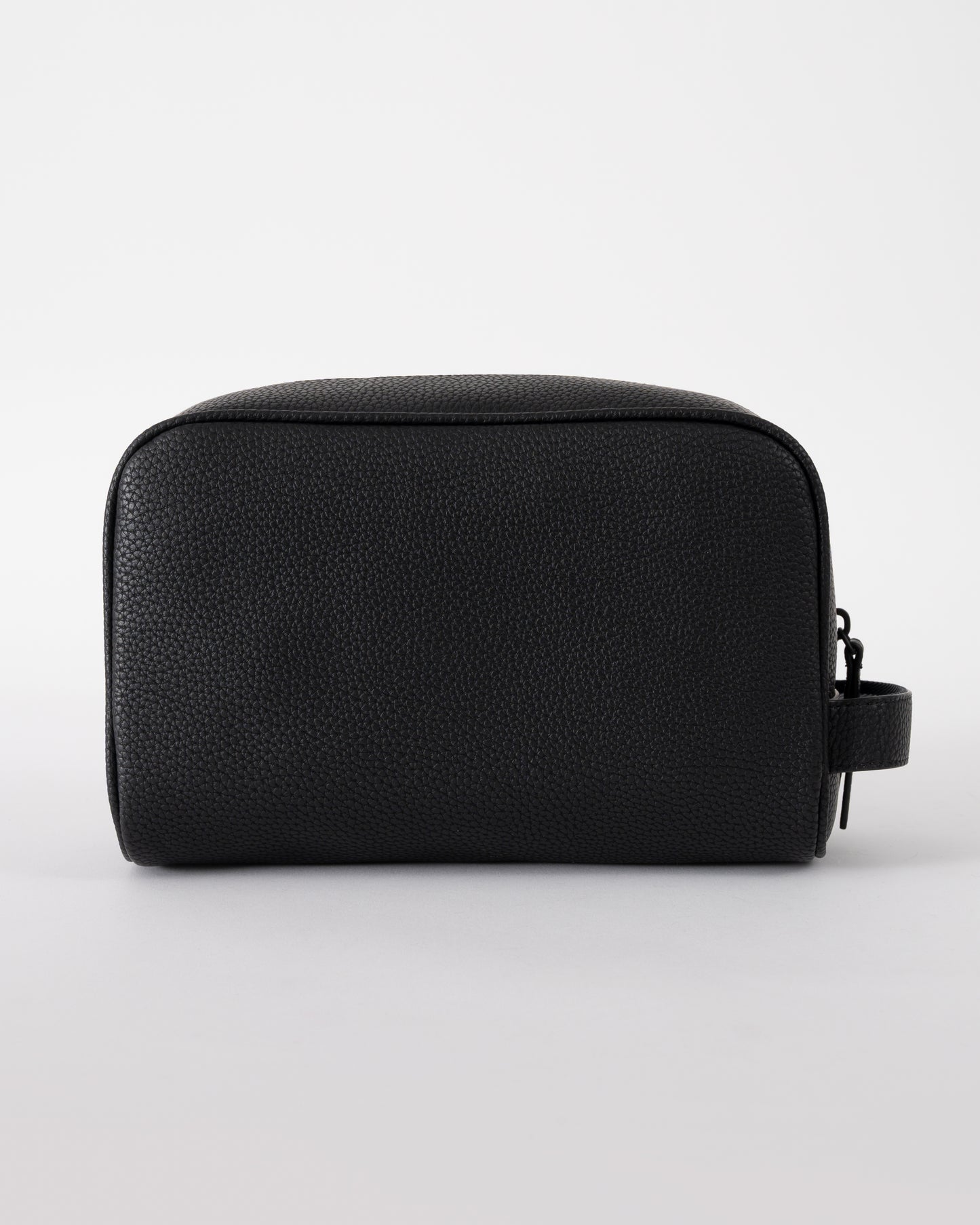 back view of Tommy Hilfiger Essential PU Mens Washbag in Black