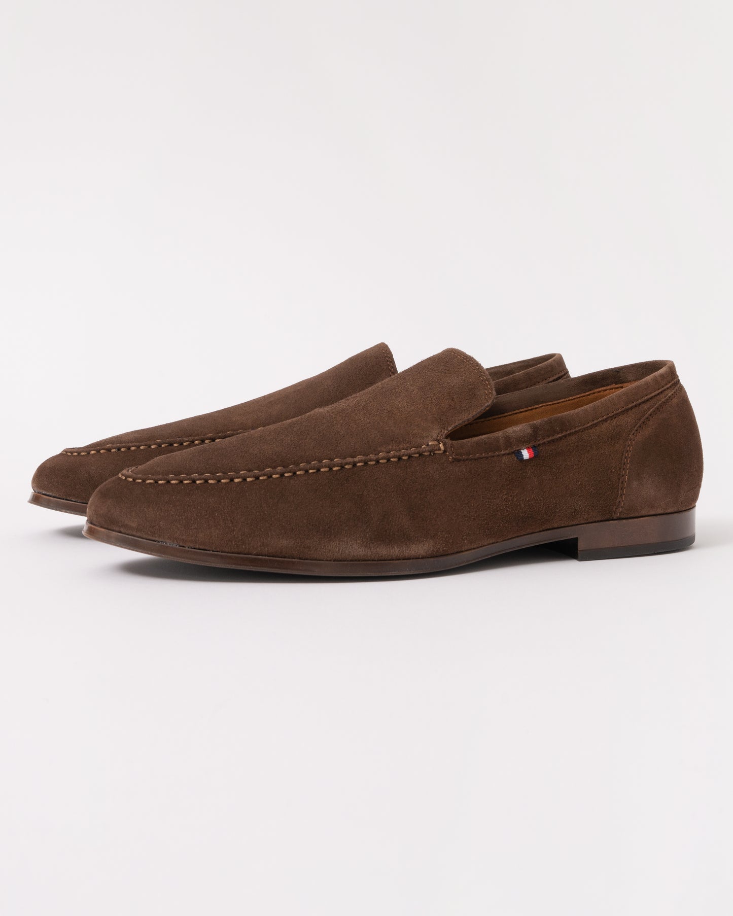 Tommy Hilfiger Flexible Suede Mens Loafer - Legacy Brown