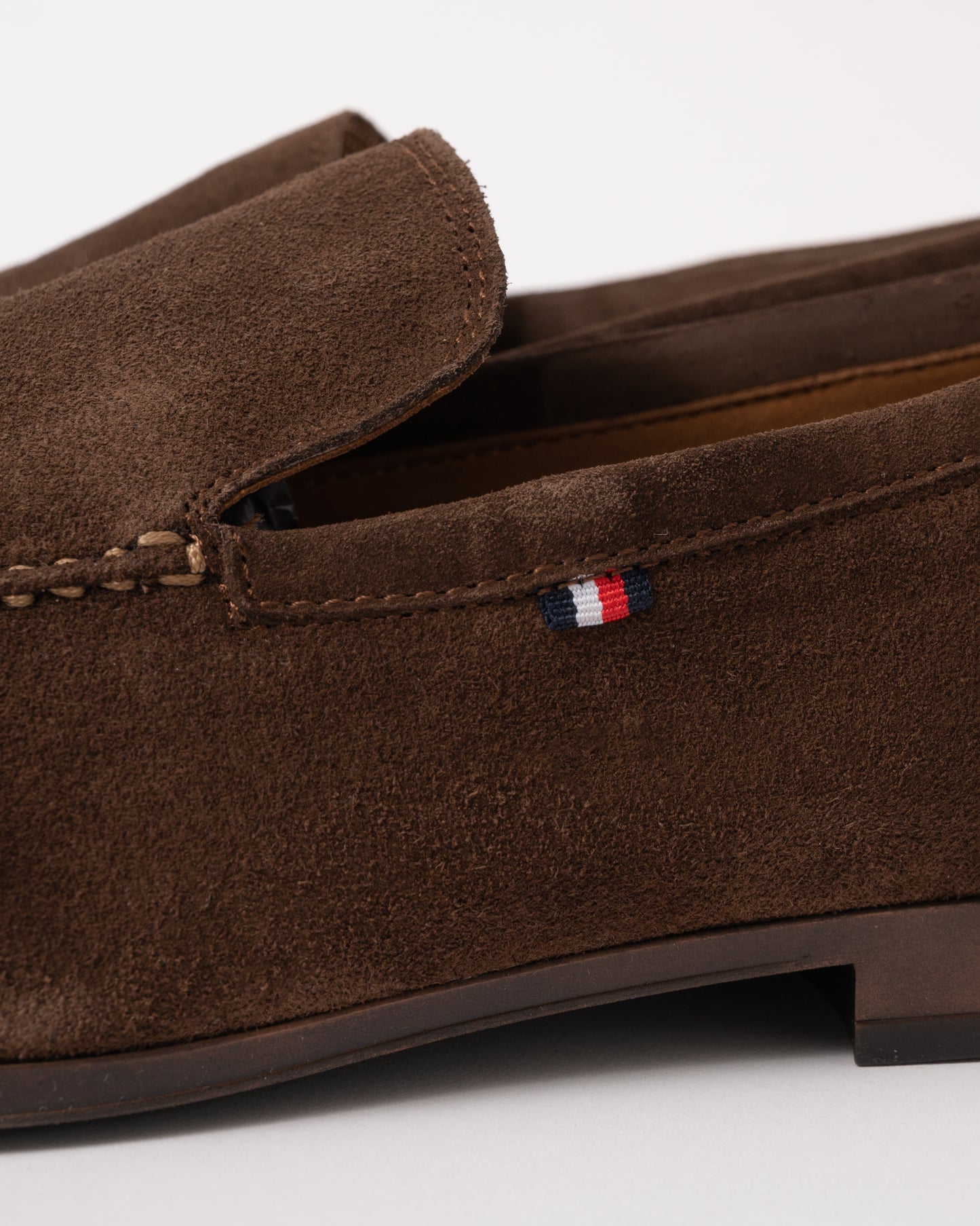 Tommy Hilfiger Flexible Suede Mens Loafer - Legacy Brown