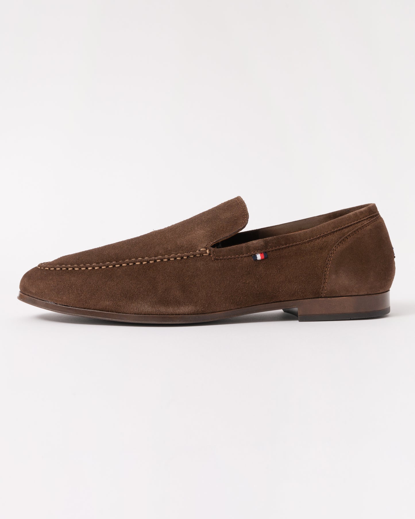 Tommy Hilfiger Flexible Suede Mens Loafer - Legacy Brown