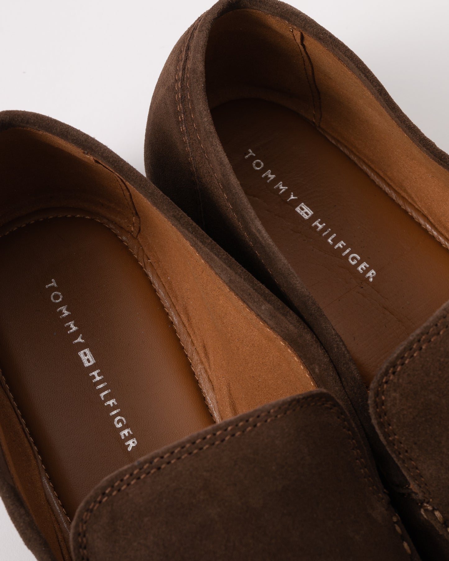 Tommy Hilfiger Flexible Suede Mens Loafer - Legacy Brown