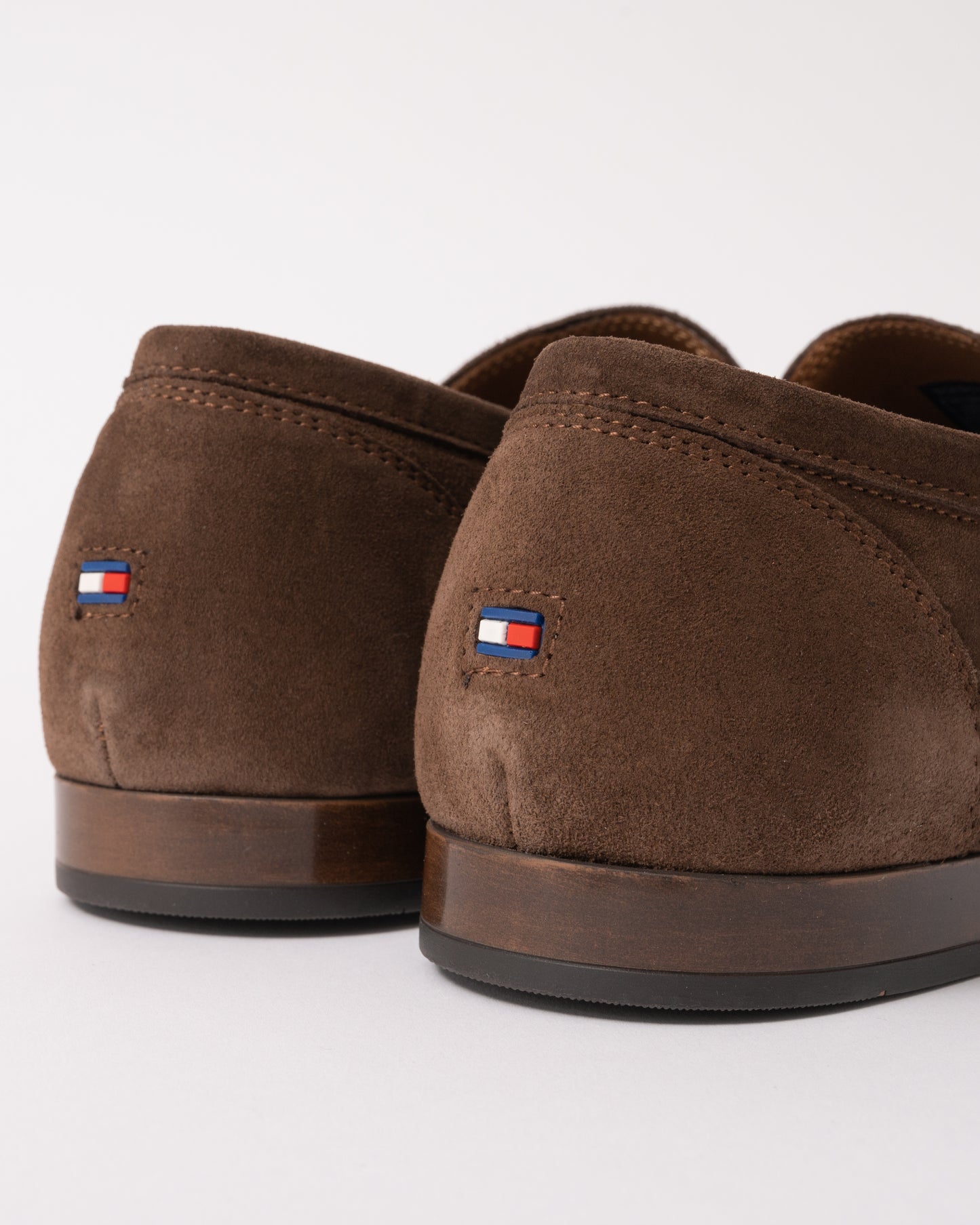 Tommy Hilfiger Flexible Suede Mens Loafer - Legacy Brown