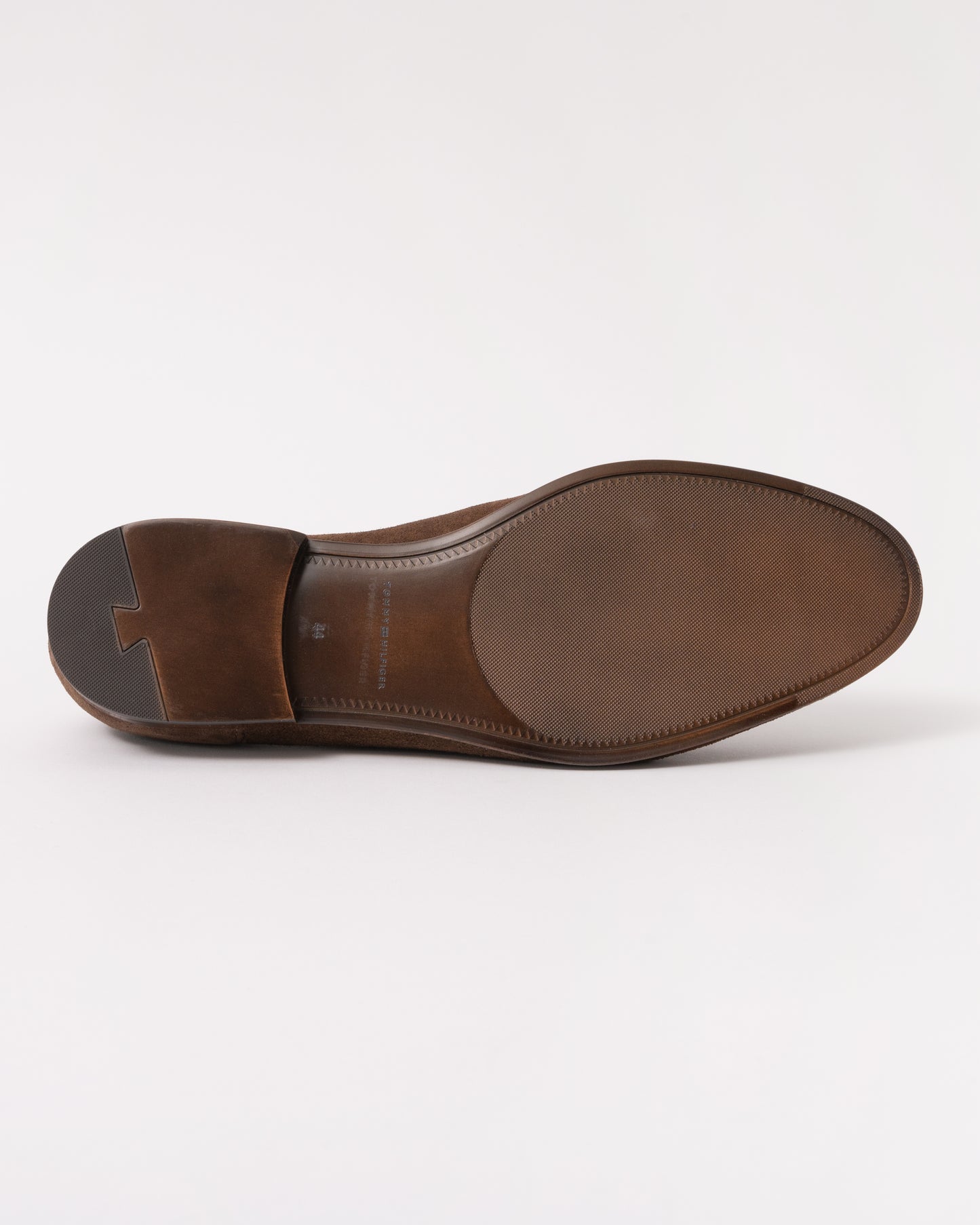Tommy Hilfiger Flexible Suede Mens Loafer - Legacy Brown