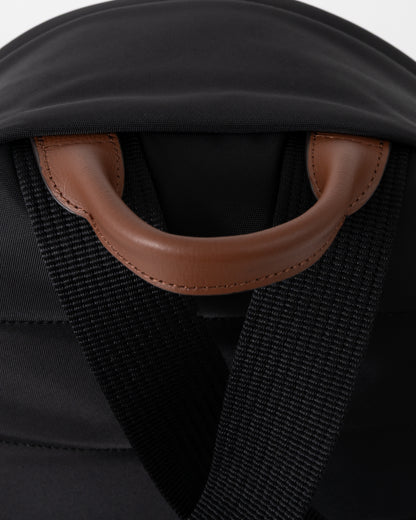 handle of Tommy Hilfiger Popette Dome Womens Backpack in Black