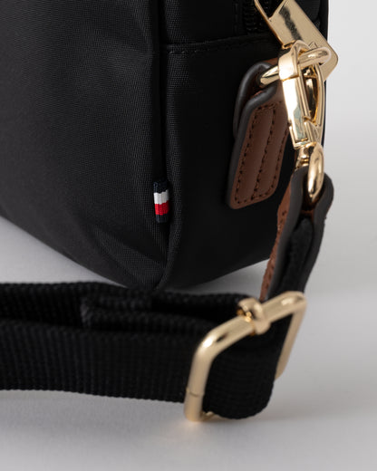 detail of Tommy Hilfiger Popette Womens Camera Bag in Black