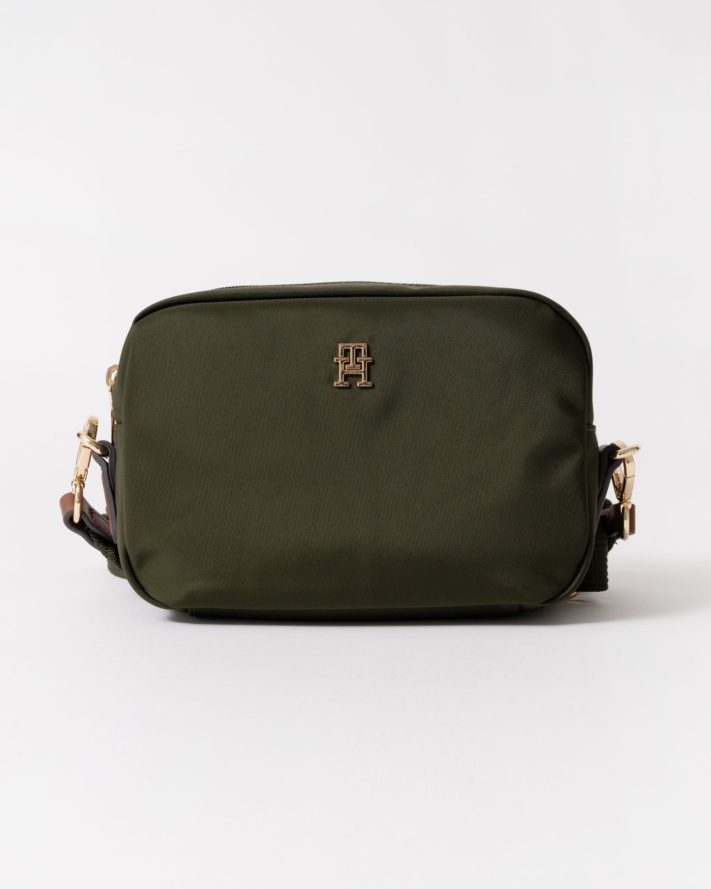 Front of Tommy Hilfiger Popette Womens Camera Bag - Green