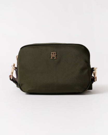 Front of Tommy Hilfiger Popette Womens Camera Bag - Green