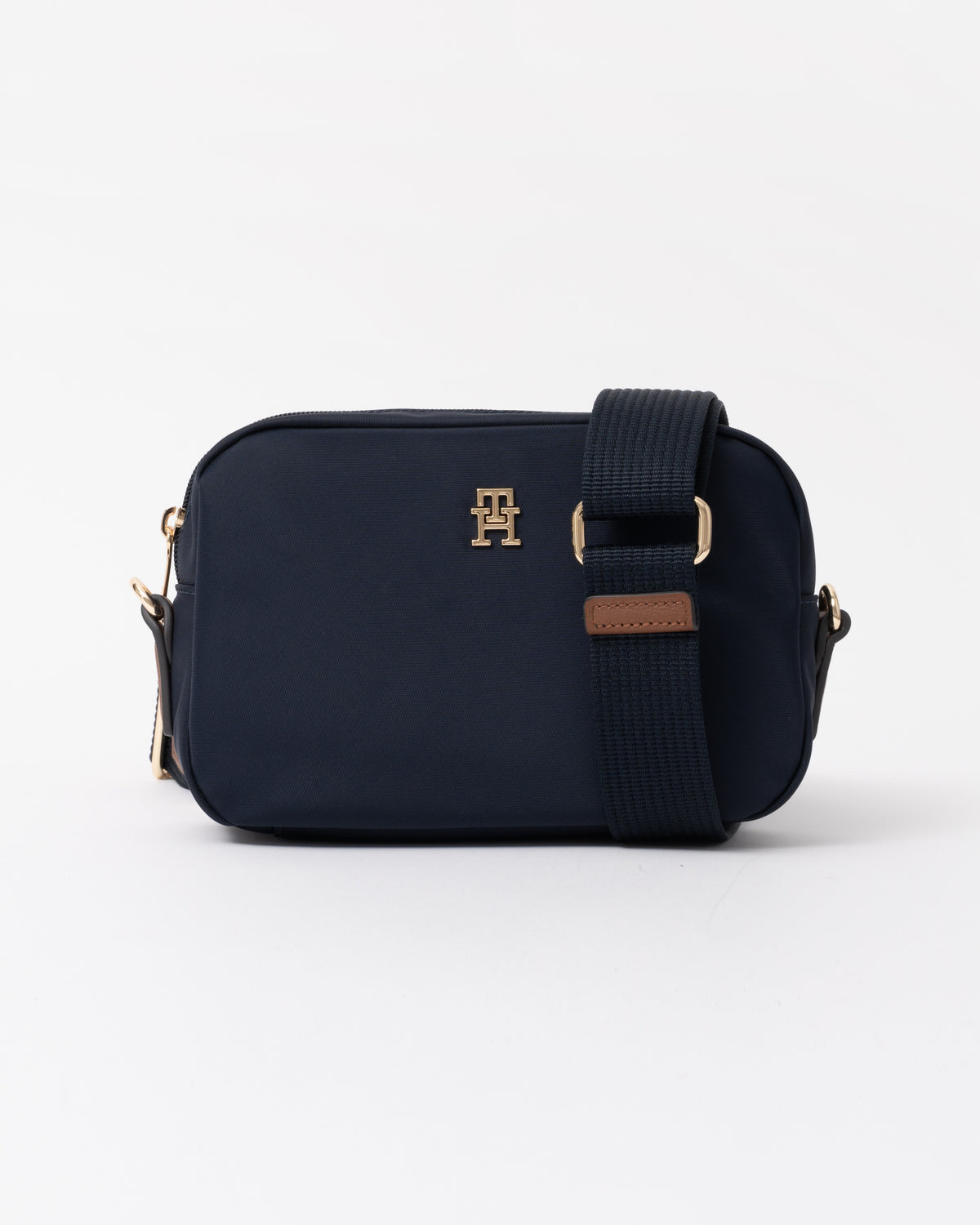 Front of the Tommy Hilfiger Popette Womens Camera Bag - Space Blue