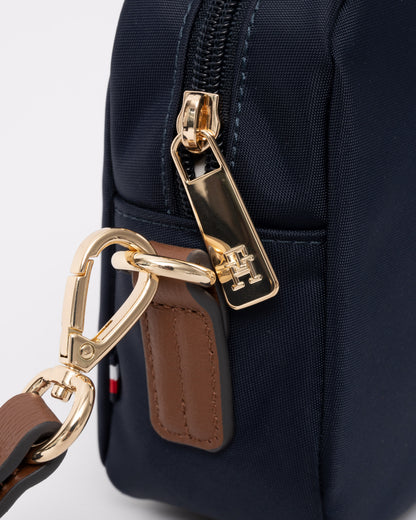 Zip on the Tommy Hilfiger Popette Womens Camera Bag - Space Blue