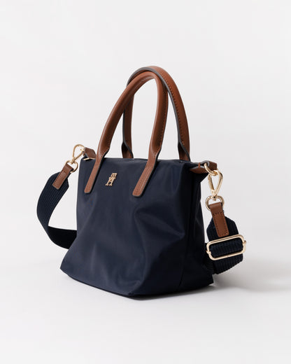 Side of Tommy Hilfiger Popette Womens Mini Tote Bag - Desert Sky