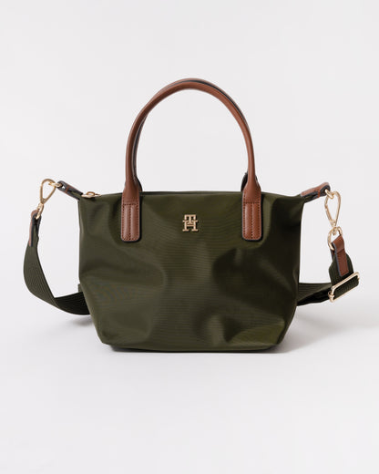 Front of Tommy Hilfiger Popette Womens Mini Tote Bag - Green