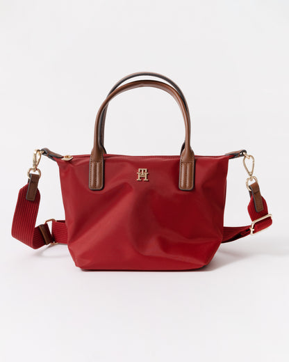 Front of Tommy Hilfiger Popette Womens Mini Tote Bag - Red