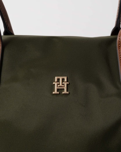 Logo detail of Tommy Hilfiger Popette Womens Tote Bag - Green