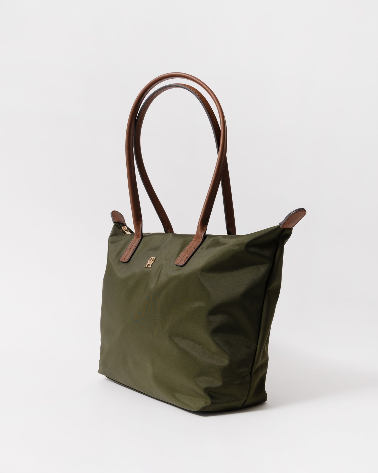 Side of Tommy Hilfiger Popette Womens Tote Bag - Green