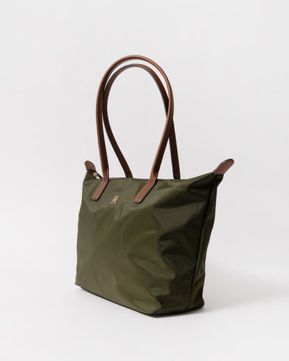 Side of Tommy Hilfiger Popette Womens Tote Bag - Green