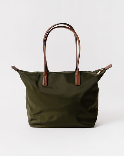 Back of Tommy Hilfiger Popette Womens Tote Bag - Green