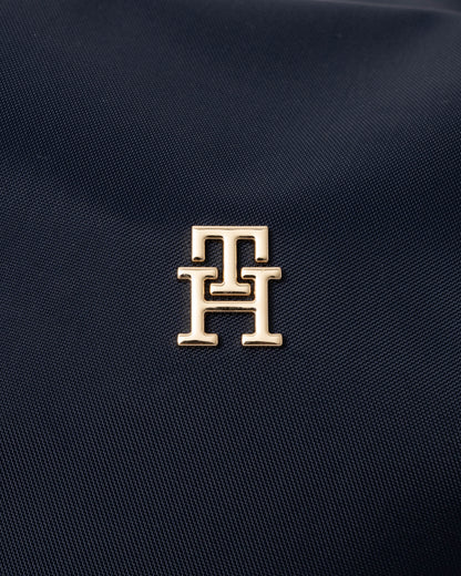 Logo on the Tommy Hilfiger's Popette Womens Tote Bag in Space Blue