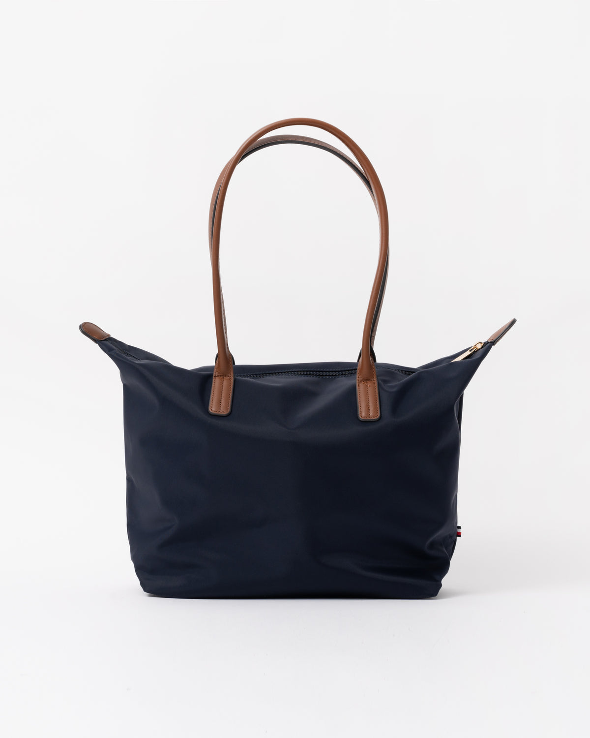 Back of the Tommy Hilfiger's Popette Womens Tote Bag in Space Blue