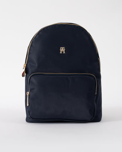 Tommy Hilfiger Poppy TH Womens Backpack - Space Blue | CHO | Designer Womens Backpacks