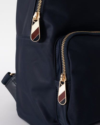 Tommy Hilfiger Poppy TH Womens Backpack - Space Blue | CHO | Designer Womens Backpacks