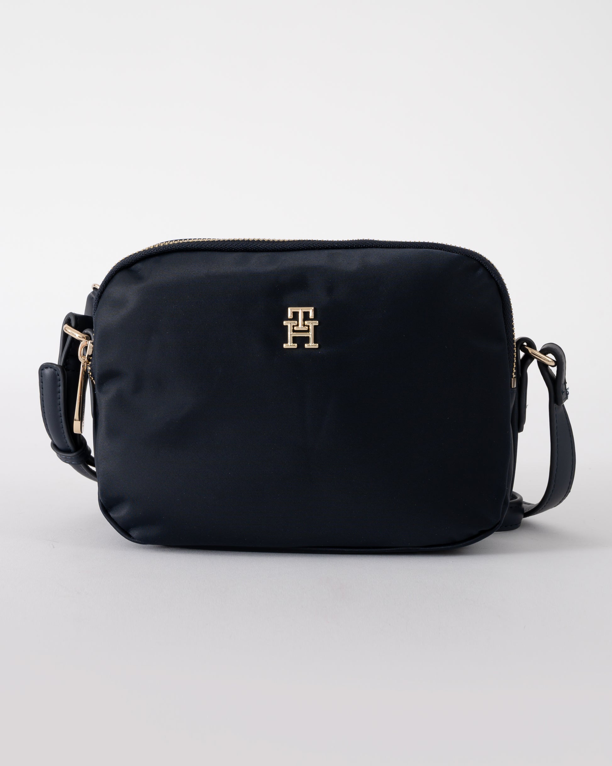 Tommy Hilfiger Poppy TH Womens Crossover Bag - Space Blue | CHO | Designer Womens Shoulder Bags