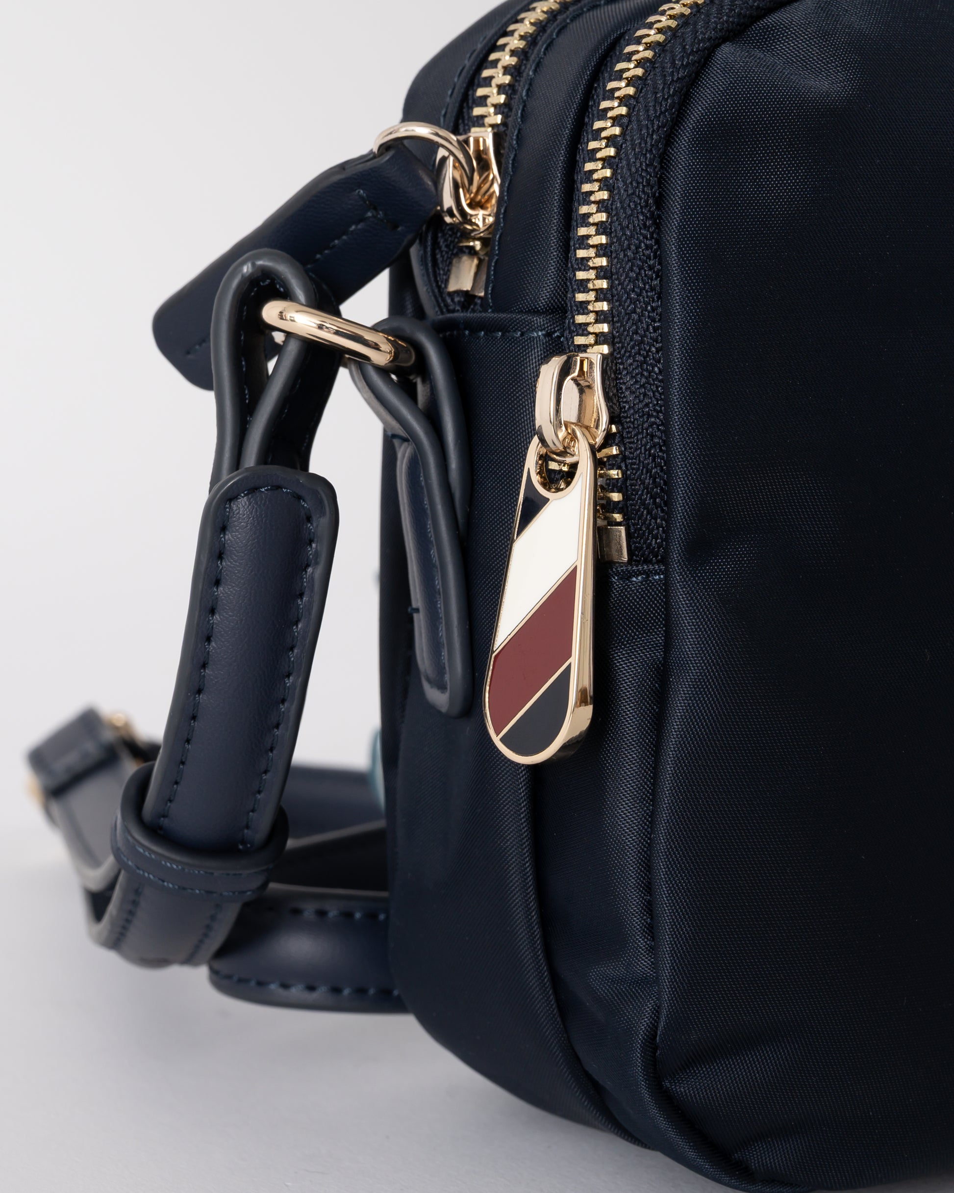 Tommy Hilfiger Poppy TH Womens Crossover Bag - Space Blue | CHO | Designer Womens Shoulder Bags