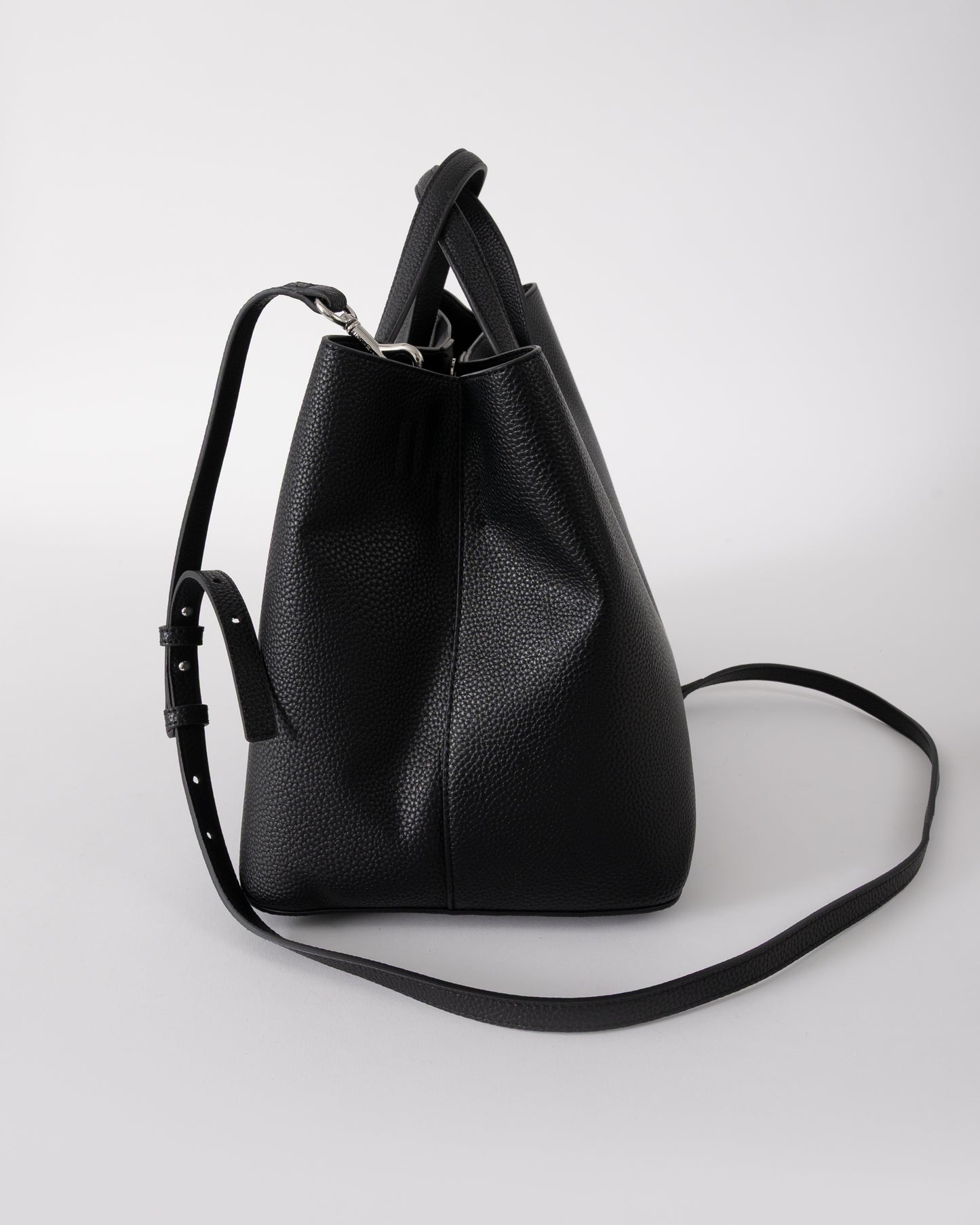 Tommy Hilfiger TH Emblem Womens Satchel Bag - Black | CHO | Designer Womens Shoulder Bags