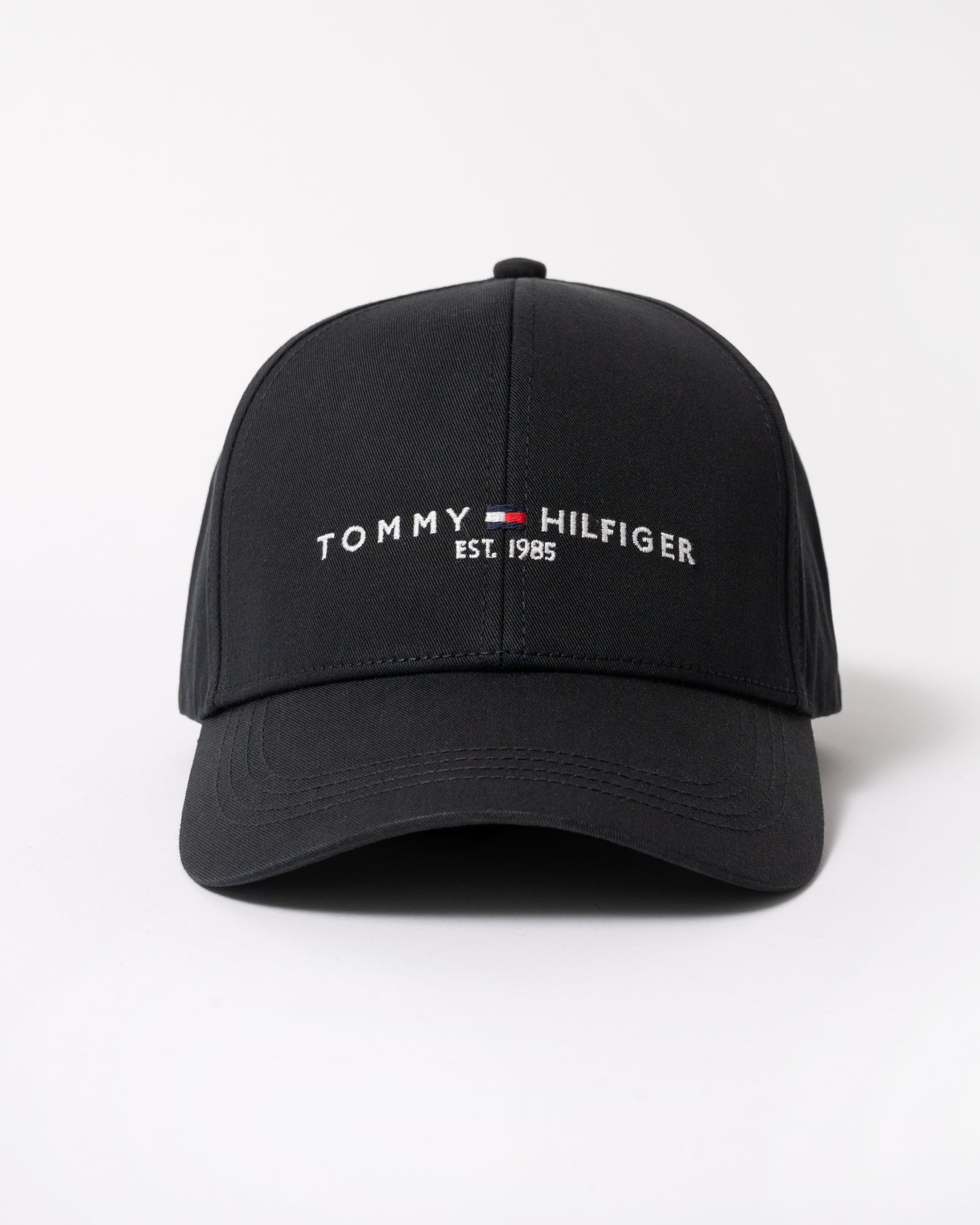 front of a Tommy Hilfiger TH Established Mens Cap in Black