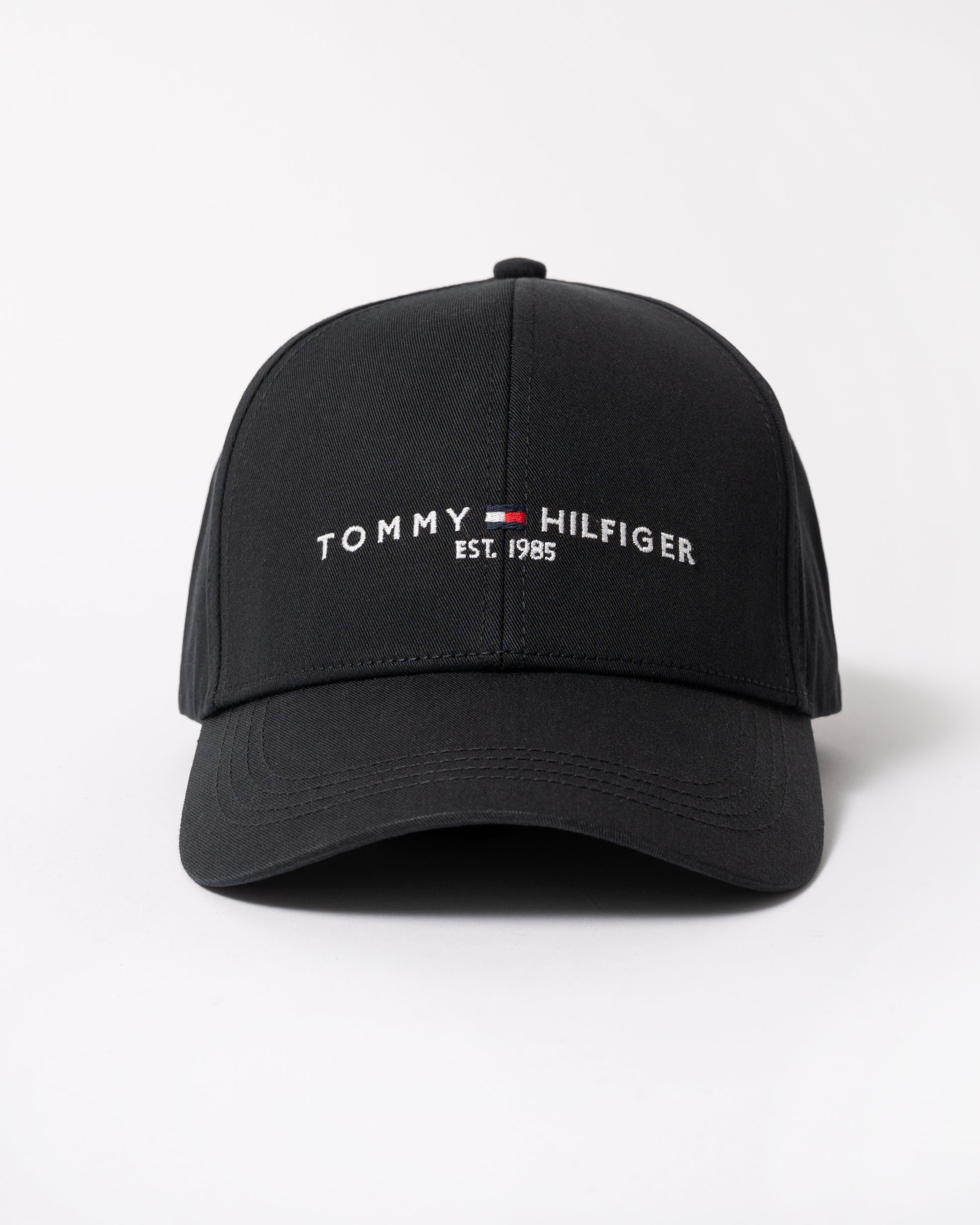 front of a Tommy Hilfiger TH Established Mens Cap in Black