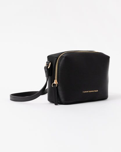 Side of the Tommy Hilfiger TH Modern Womens Camera Bag - Black