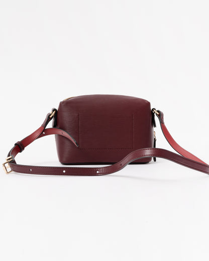 Back of the Tommy Hilfiger TH Modern Womens Camera Bag - Oxblood