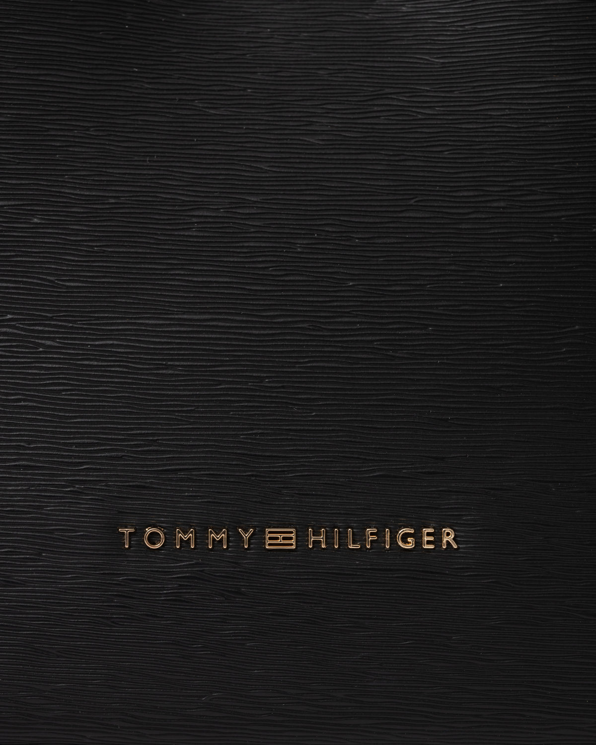 Logo on the Tommy Hilfiger TH Modern Womens Mini Tote - Black