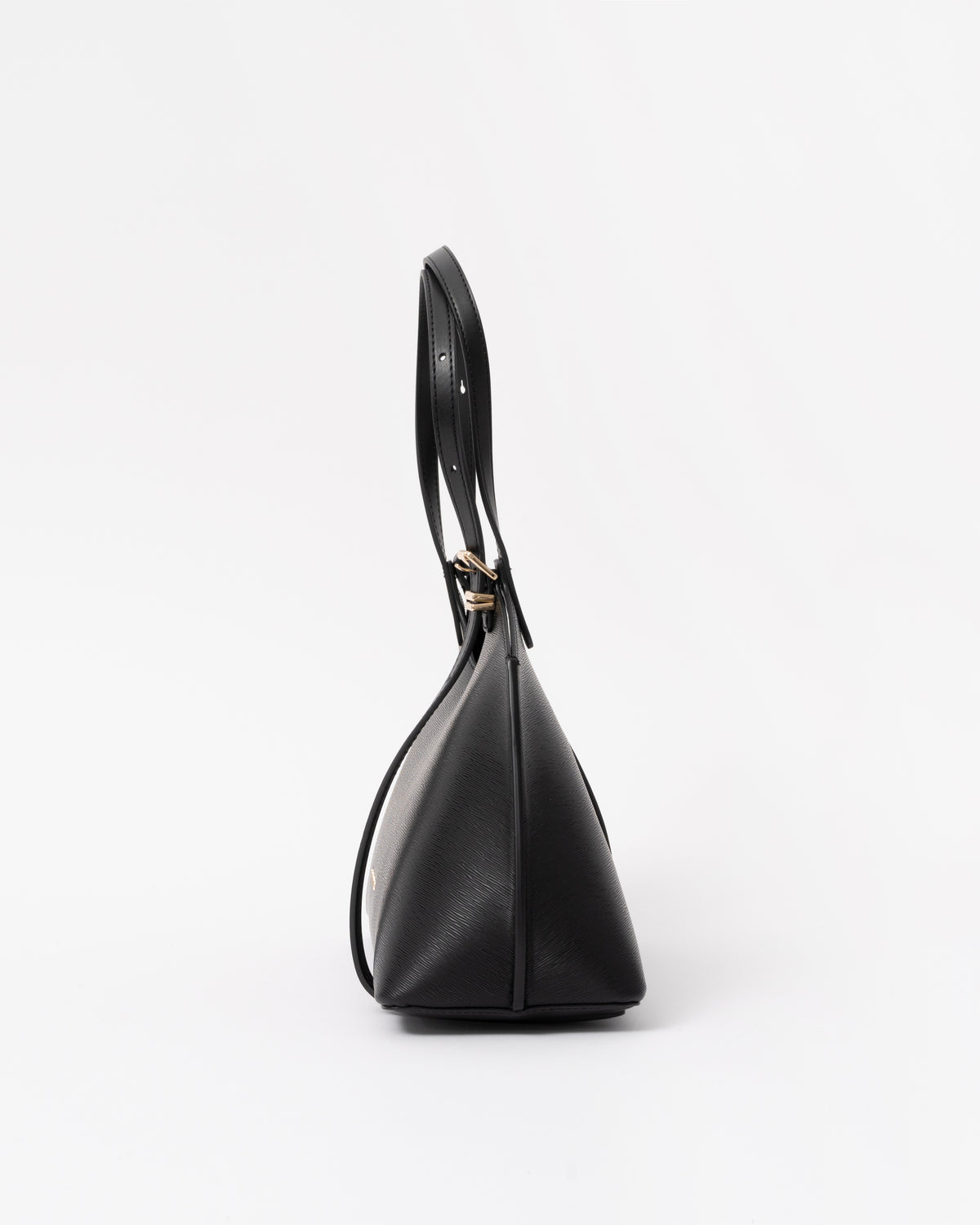 Side of the Tommy Hilfiger TH Modern Womens Mini Tote - Black