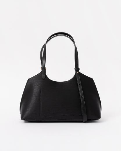 Back of the Tommy Hilfiger TH Modern Womens Mini Tote - Black