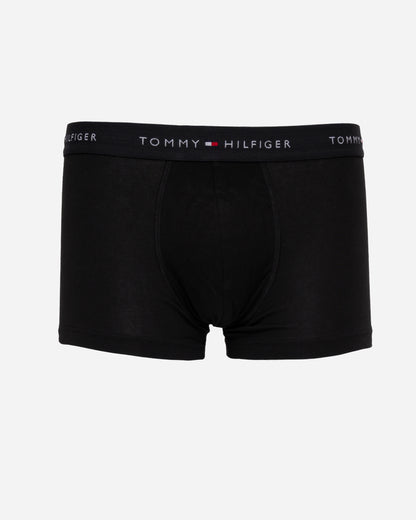 Tommy Hilfiger 3 Pack Mens Blue Trunks - Noble Blue/Prep Navy/Black