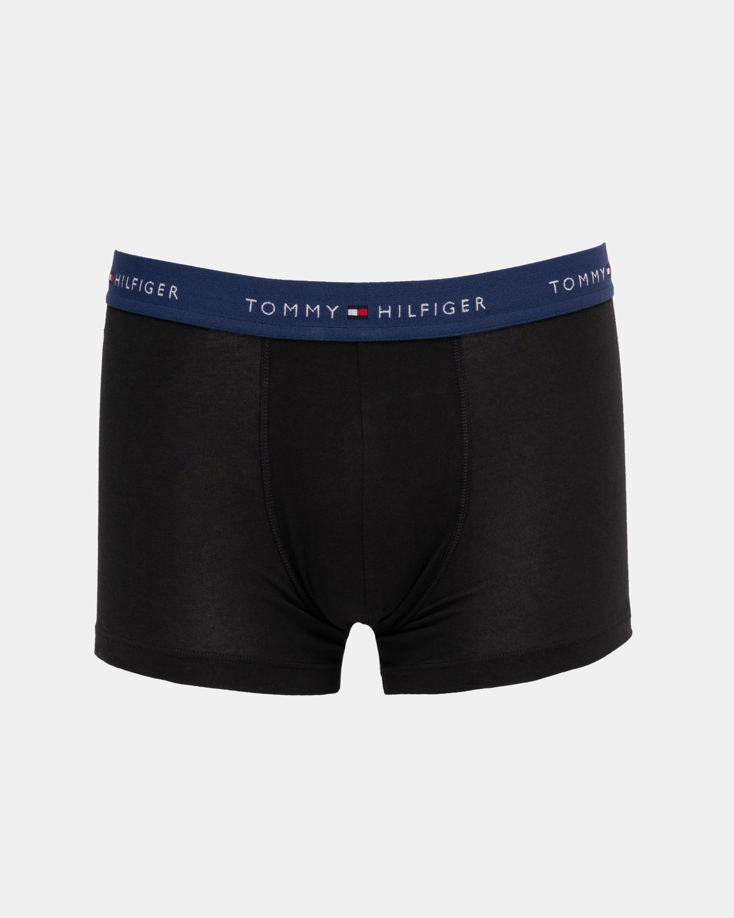 Tommy Hilfiger 3 Pack Mens Colour Waistband Trunks - B-Mint/Green/Navy