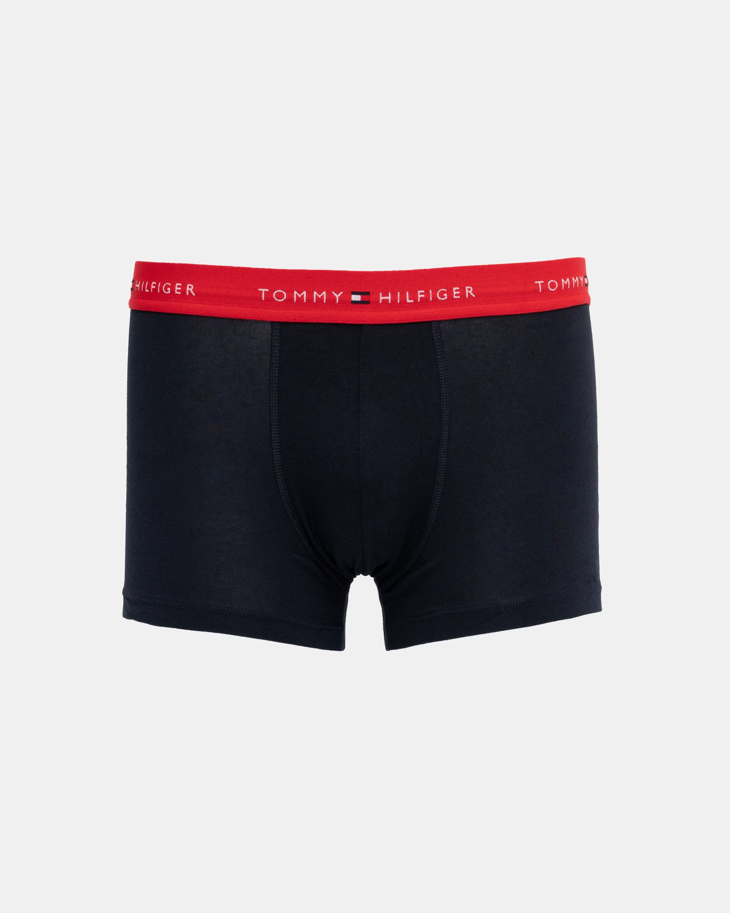 Tommy Hilfiger 5 Pack Mens Waistband Trunks - B-White/Blue/Red/Navy/Burgundy