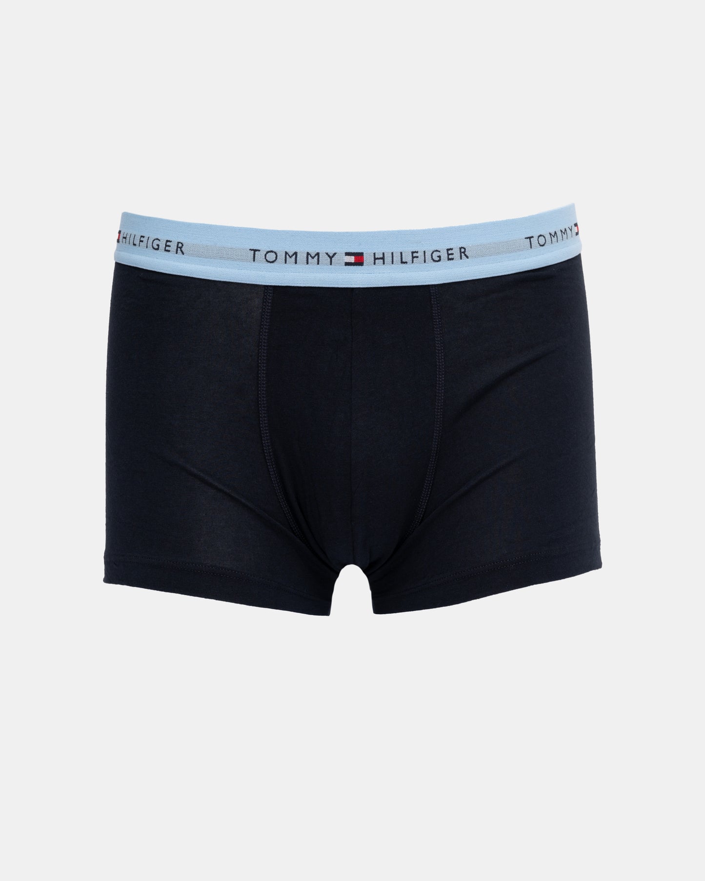 Tommy Hilfiger 5 Pack Mens Waistband Trunks - B-White/Blue/Red/Navy/Burgundy