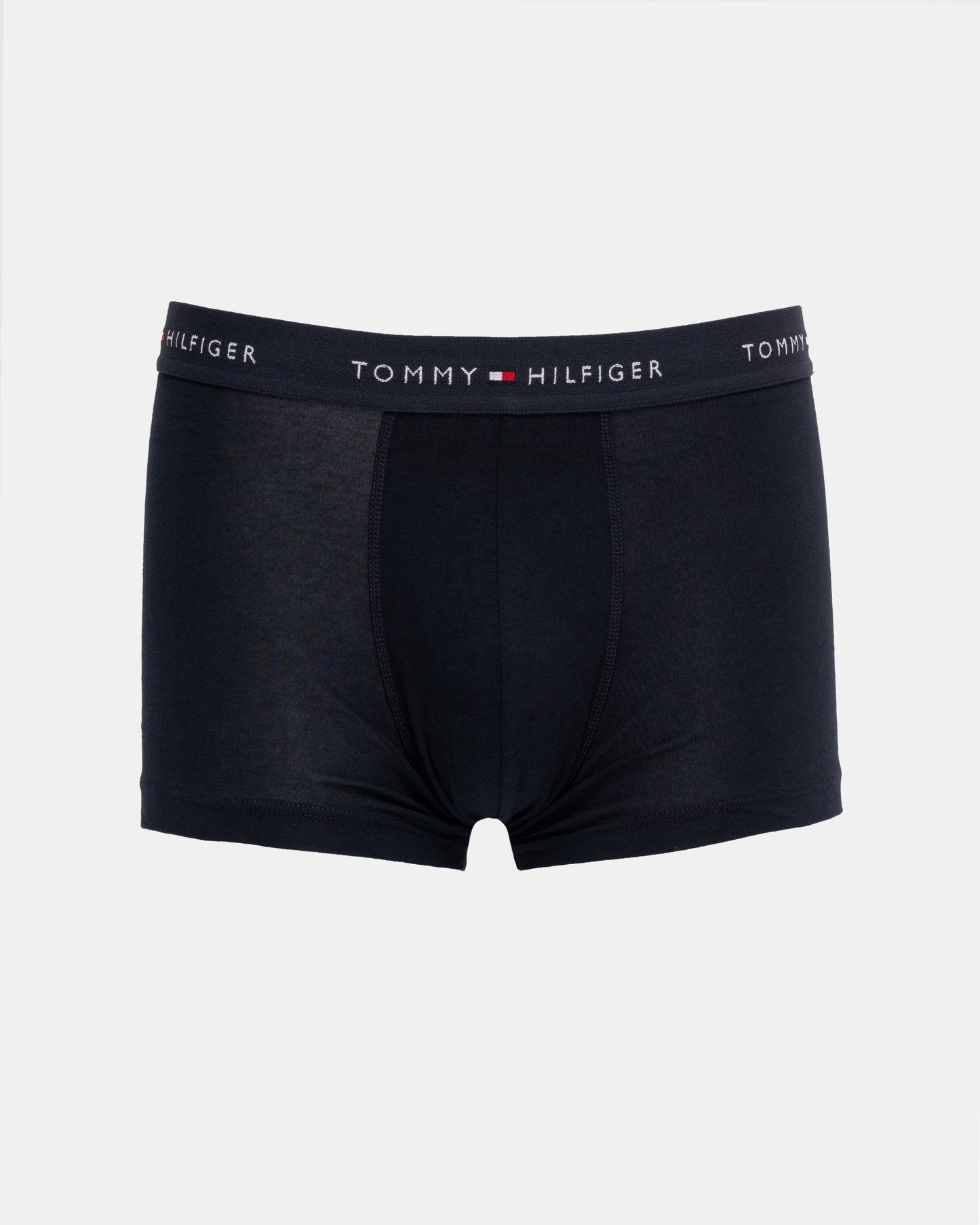Tommy Hilfiger 5 Pack Mens Waistband Trunks - B-White/Blue/Red/Navy/Burgundy