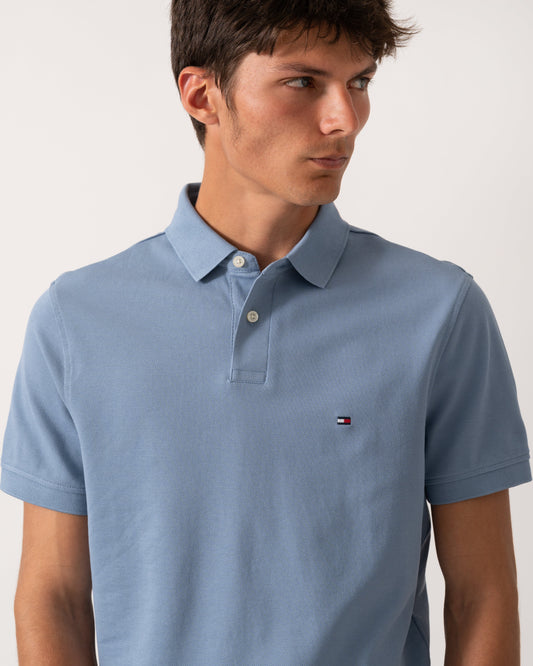 Tommy Hilfiger 1985 Regular Fit Mens Polo - Brisk Blue