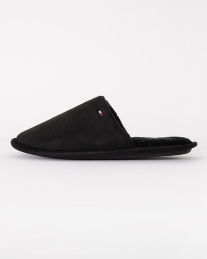 Tommy Hilfiger Core Hilfiger Flag Mens House Slippers - Black